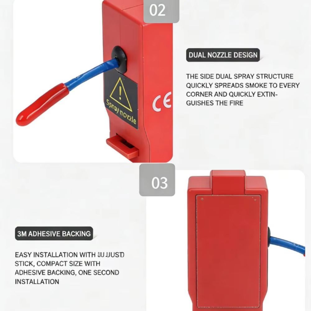 이중 라인 디자인 난연 장치 난연 자동 활성화 자동 소 - Fire Extinguisher Small 리뷰 및 가격