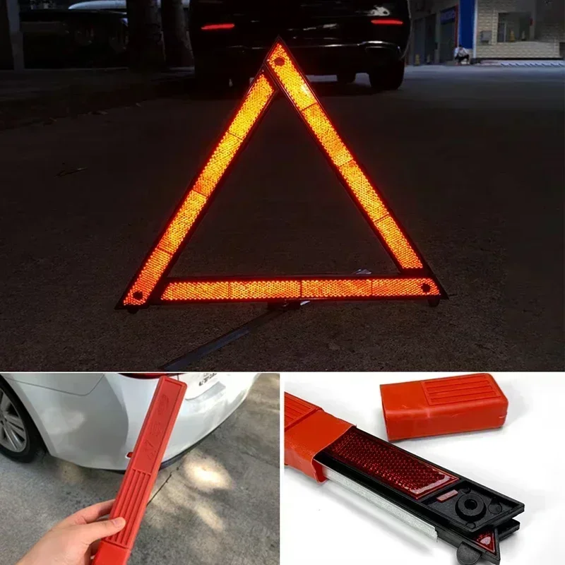 차량 비상 정지 삼각대 적색 반사판 도로 안전 위험 경 - Emergency Exit Sign 리뷰 및 가격