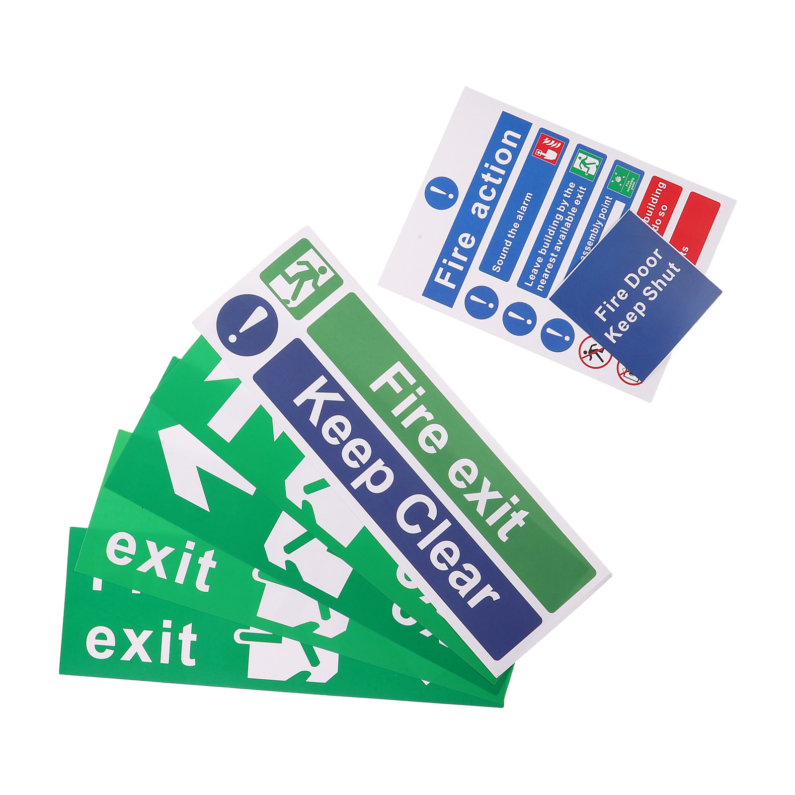 21Pcs 공공 안전 출구 표지판 화재 비상 대피 표시 - Emergency Exit Sign 리뷰 및 가격