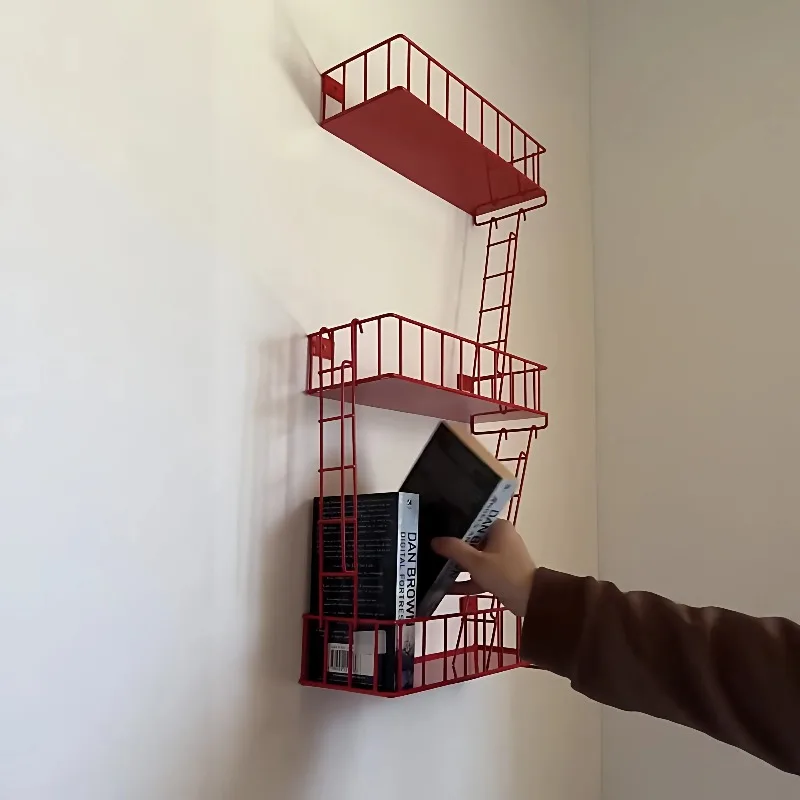 화재 대피소 벽걸이 선반, 3단 금속 사다리형 정리대, - Fire Escape Ladder 리뷰 및 가격
