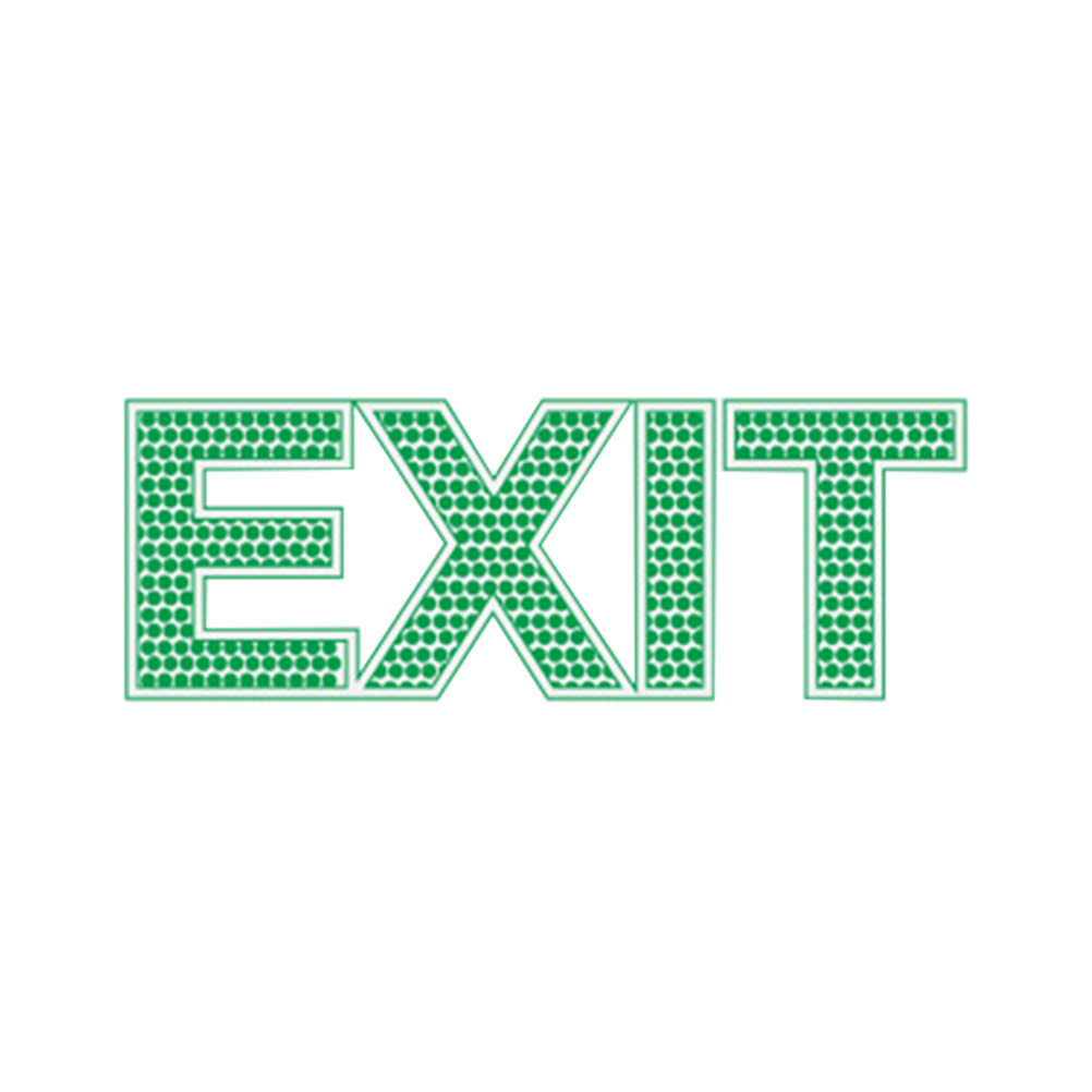 발광 출구 벽 스티커 데칼, 어둠 속에서 빛나는 비상  - Emergency Exit Sign 리뷰 및 가격